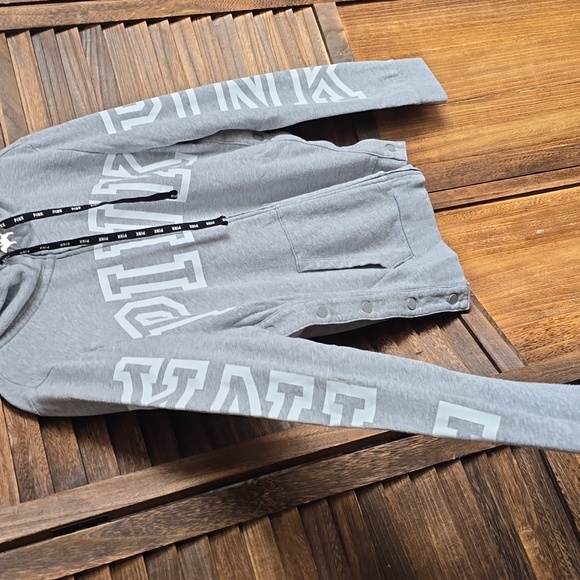 Victoria secret full zipper sweatshirt - Picture 2 of 7